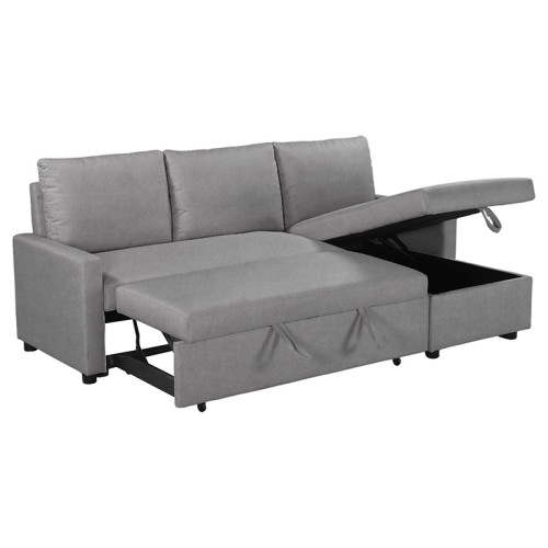 Γωνιακός καναπές κρεβάτι Art Maison Giovanni - Gray (203x130x88εκ)