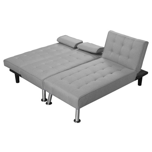 Γωνιακός καναπές κρεβάτι αριστερή γωνία Art Maison Rossano - Gray (200x146x75εκ)
