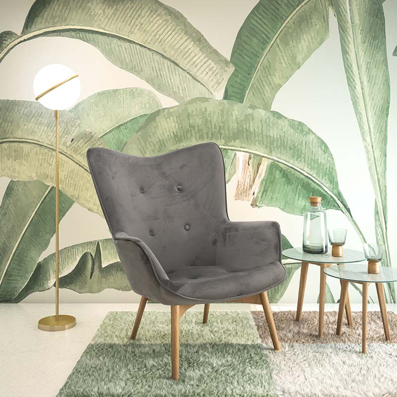 Πολυθρόνα Art Maison Honolulu - Grey Natural (72x75x99εκ.)