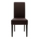 Καρέκλα Art Maison Brescia - Dark Brown PU (45x58x96εκ.)