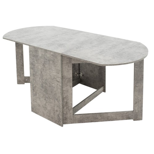 Τραπέζι πολυμορφικό επεκτεινόμενο Art Maison Villadose - Gray (160x80x76,5εκ.)