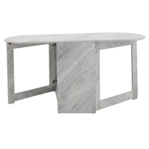 Τραπέζι πολυμορφικό επεκτεινόμενο Art Maison Villadose - White (160x80x76,5εκ.)