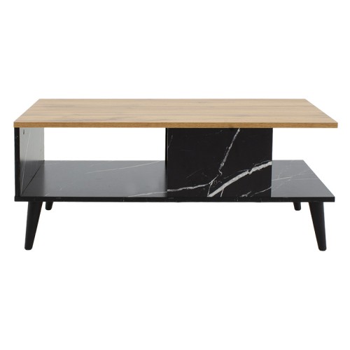 Τραπέζι σαλονιού Art Maison Κροτόνε - Sonoma Black (90x54x37.5εκ)