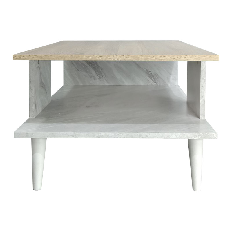 Τραπέζι σαλονιού Art Maison Κροτόνε - Sonoma White (90x54x37.5εκ)