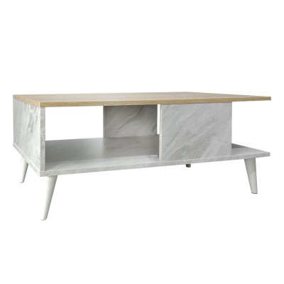 Τραπέζι σαλονιού Art Maison Κροτόνε - Sonoma White (90x54x37.5εκ)