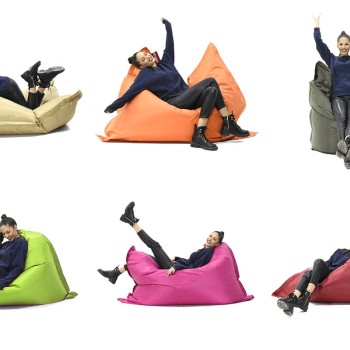 Πουφ μαξιλάρι Art Maison Verona - Gray (175x135x25εκ)