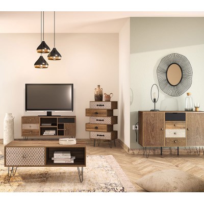 Τραπέζι σαλονιού Art Maison Orosi - Walnut (100x50x46εκ.) Τραπέζι σαλονιού Art Maison Orosi - Walnut (100x50x46εκ.)