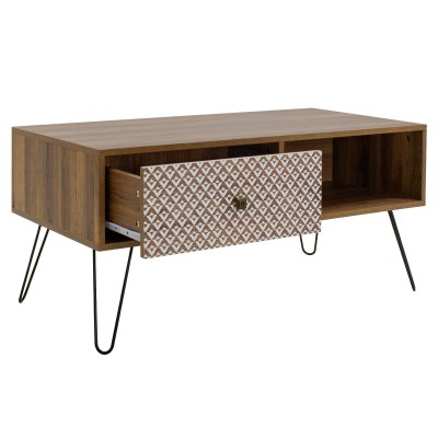 Τραπέζι σαλονιού Art Maison Orosi - Walnut (100x50x46εκ.) Τραπέζι σαλονιού Art Maison Orosi - Walnut (100x50x46εκ.)