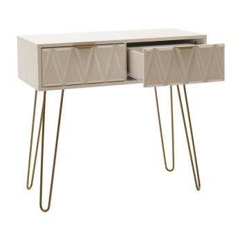 Κονσόλα Art Maison Searcy - White Gold (80x39x74εκ.)