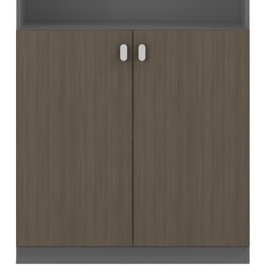 Βιβλιοθήκη γραφείου επαγγελματική Art Maison Palermo - Charcoal Walnut (80x40x200εκ.) Βιβλιοθήκη γραφείου επαγγελματική Art Maison Palermo - Charcoal Walnut (80x40x200εκ.)