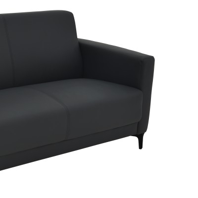 Καναπές διθέσιος Art Maison Kessie PU σε μαύρη απόχρωση 135x78x83εκ Καναπές διθέσιος Art Maison Kessie PU σε μαύρη απόχρωση 135x78x83εκ