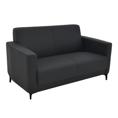 Καναπές διθέσιος Art Maison Kessie PU σε μαύρη απόχρωση 135x78x83εκ Καναπές διθέσιος Art Maison Kessie PU σε μαύρη απόχρωση 135x78x83εκ