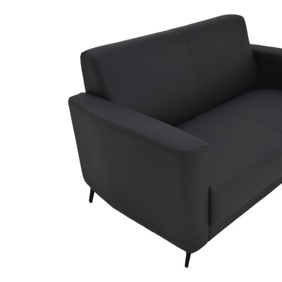 Καναπές διθέσιος Art Maison Kessie PU σε μαύρη απόχρωση 135x78x83εκ Καναπές διθέσιος Art Maison Kessie PU σε μαύρη απόχρωση 135x78x83εκ