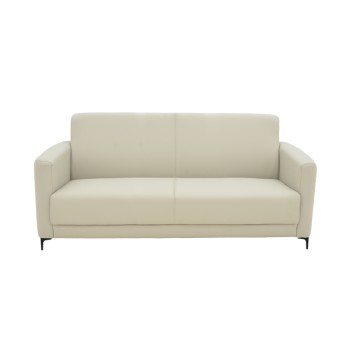 Καναπές τριθέσιος Art Maison Kessie PU σε μπεζ απόχρωση 185x82x81εκ