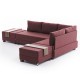 Γωνιακός καναπές αριστερή γωνία Art Maison Dubai - Burgundy (210x280x70εκ)