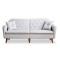 Καναπές κρεβάτι τριθέσιος Art Maison Serbia - Cream (202x82x83cm)
