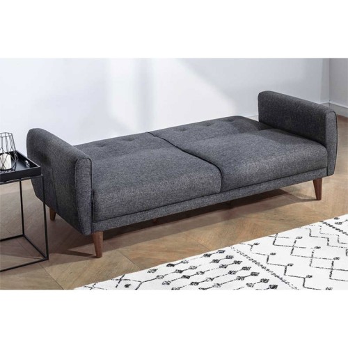 Καναπές κρεβάτι τριθέσιος Art Maison Serbia - Charcoal (205x80x85εκ.)