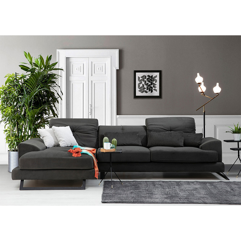 Γωνιακός καναπές δεξιά γωνία Art Maison Belgrade - Charcoal Black (308x190x100/92εκ) Γωνιακός καναπές δεξιά γωνία Art Maison Belgrade - Charcoal Black (308x190x100/92εκ)