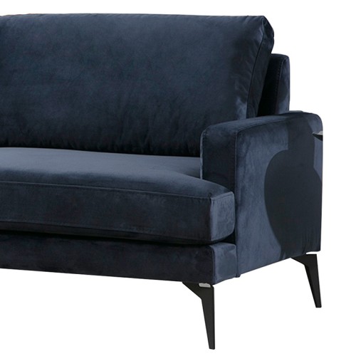 Γωνιακός καναπές δεξιά γωνία Art Maison Austria - Blue Black (283x180x88εκ)