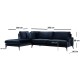 Γωνιακός καναπές δεξιά γωνία Art Maison Austria - Blue Black (283x180x88εκ)