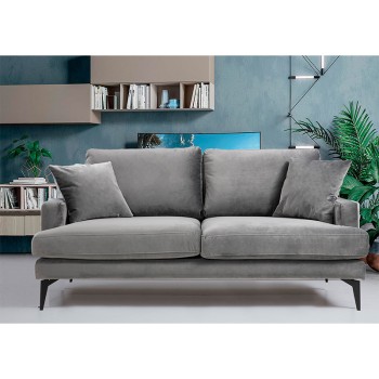 Καναπές Διθέσιος Art Maison Austria - Charcoal Black (175x88x90εκ)