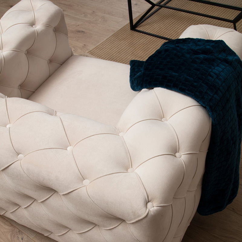 Πολυθρόνα Art Maison Budapest - Ecru (108x90x70εκ)