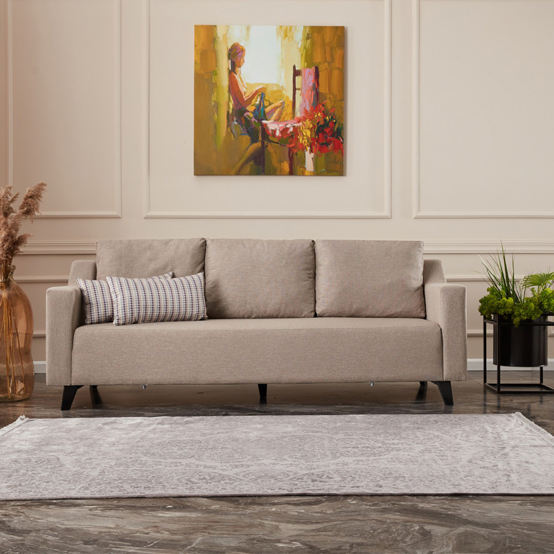 Καναπές Κρεβάτι Τριθέσιος Art Maison Moscow - Cream (230x90x74εκ) Καναπές Κρεβάτι Τριθέσιος Art Maison Moscow - Cream (230x90x74εκ)