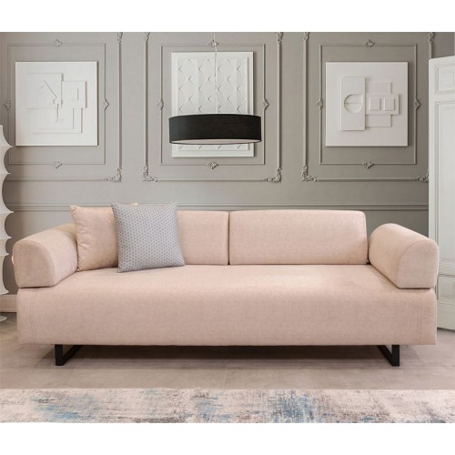 Καναπές Κρεβάτι Τριθέσιος Art Maison Prague - Beige (220x90x80εκ)