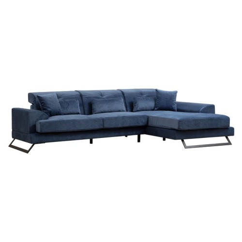 Γωνιακός καναπές αριστερή γωνία Art Maison Poland - Blue (308/190x92εκ)