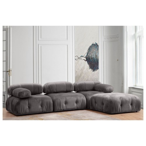 Πολυμορφικός καναπές Art Maison Vienna - Gray (288/190x73εκ)