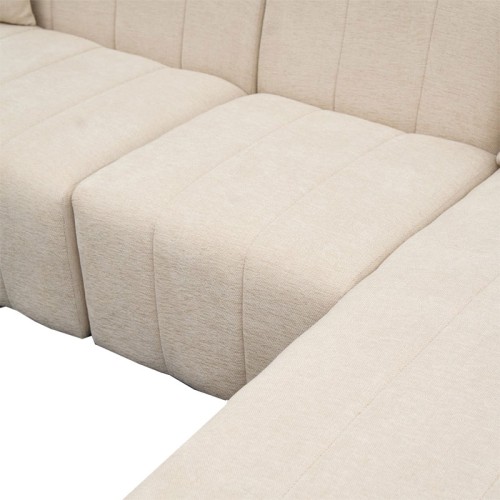 Γωνιακός καναπές αριστερή γωνία Art Maison Madrid - Cream (299x160x73εκ)