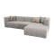 Γωνιακός καναπές αριστερή γωνία Art Maison Madrid - Light Gray (299x160x73εκ)