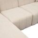 Γωνιακός καναπές δεξιά γωνία Art Maison Madrid - Cream (299x160x73εκ)