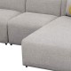 Γωνιακός καναπές αριστερή γωνία Art Maison Germany - Light Gray (296x158x72εκ)