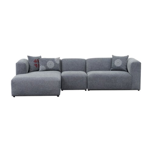 Γωνιακός καναπές δεξιά γωνία Art Maison Germany - Charcoal (296x158x72εκ)