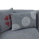 Γωνιακός καναπές δεξιά γωνία Art Maison Germany - Charcoal (296x158x72εκ)