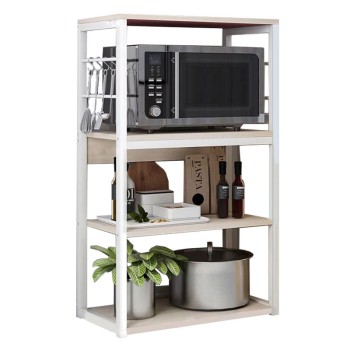 Επιδαπέδια ραφιέρα Art Maison Tivoli - White Natural (50x30x99,5εκ.)