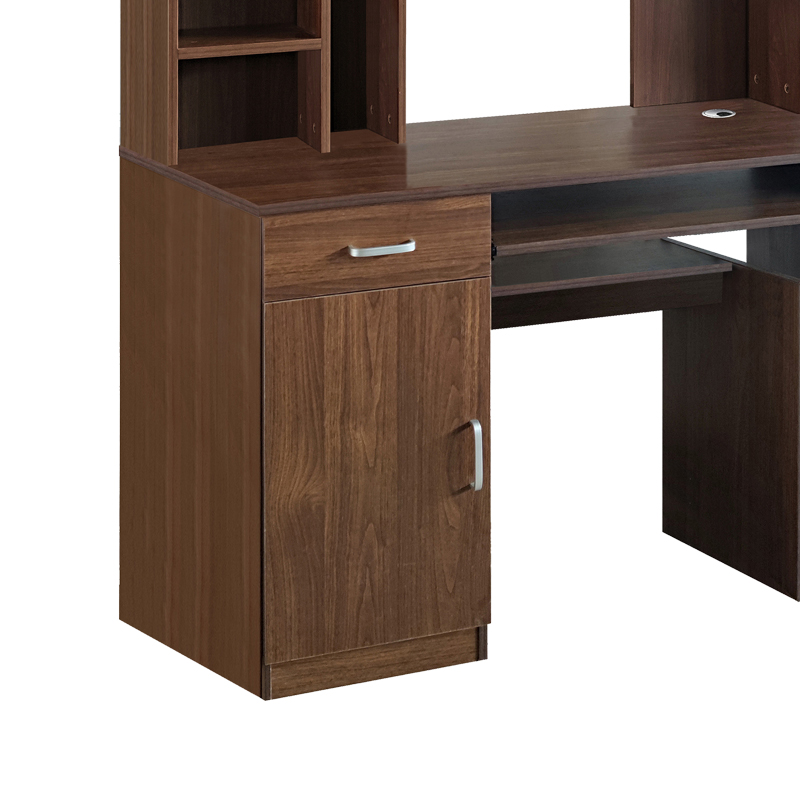 Γραφείο με βιβλιοθήκη Art Maison Jamul - Walnut (120x55x182εκ.) Γραφείο με βιβλιοθήκη Art Maison Jamul - Walnut (120x55x182εκ.)