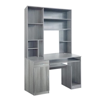 Γραφείο με βιβλιοθήκη Art Maison Jamul - Grey (120x55x182εκ.)