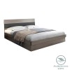 Κρεβάτι με αποθηκευτικό χώρο Art Maison Glenwood - Light Walnut Grey (Για στρώμα 150x200εκ.)