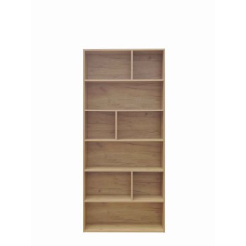 Βιβλιοθήκη Art Maison Orthworm mdf σε oak απόχρωση 80x30x180εκ