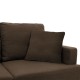 Γωνιακός καναπές Art Maison Ρώμη - Brown (185x140x70εκ)