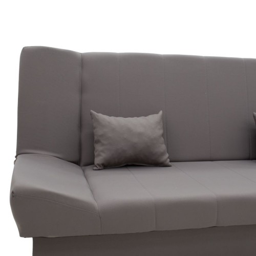 Kαναπές κρεβάτι τριθέσιος Art Maison Βερόνα - Gray (200x85x90εκ.)