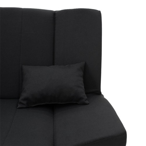Kαναπές κρεβάτι τριθέσιος Art Maison Βερόνα - Black (200x85x90εκ.)