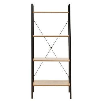 Βιβλιοθήκη Art Maison Linden - Natural Black (60x23x145,5εκ.) Βιβλιοθήκη Art Maison Linden - Natural Black (60x23x145,5εκ.)