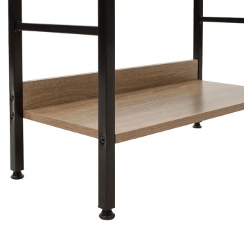 Βιβλιοθήκη Art Maison Linden - Natural Black (60x28x125,5εκ.) Βιβλιοθήκη Art Maison Linden - Natural Black (60x28x125,5εκ.)