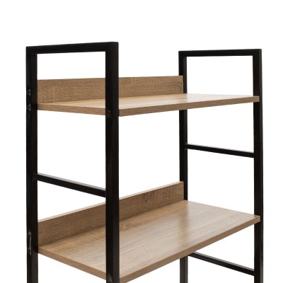 Βιβλιοθήκη Art Maison Linden - Natural Black (60x28x125,5εκ.) Βιβλιοθήκη Art Maison Linden - Natural Black (60x28x125,5εκ.)