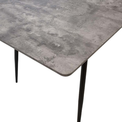 Τραπέζι Art Maison Cagliari - Gray Cemenet (120-160x80x76εκ.)