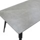 Τραπέζι Art Maison Vercurago - Charcoal Black (140x80x75εκ.)