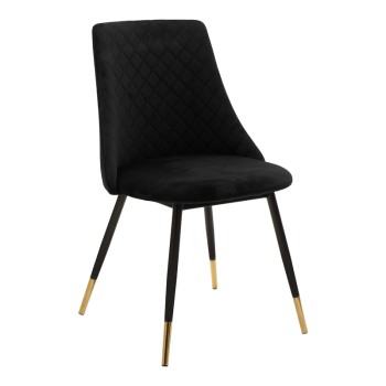 Καρέκλα Art Maison Andria - Black Gold (52x51x82εκ.)